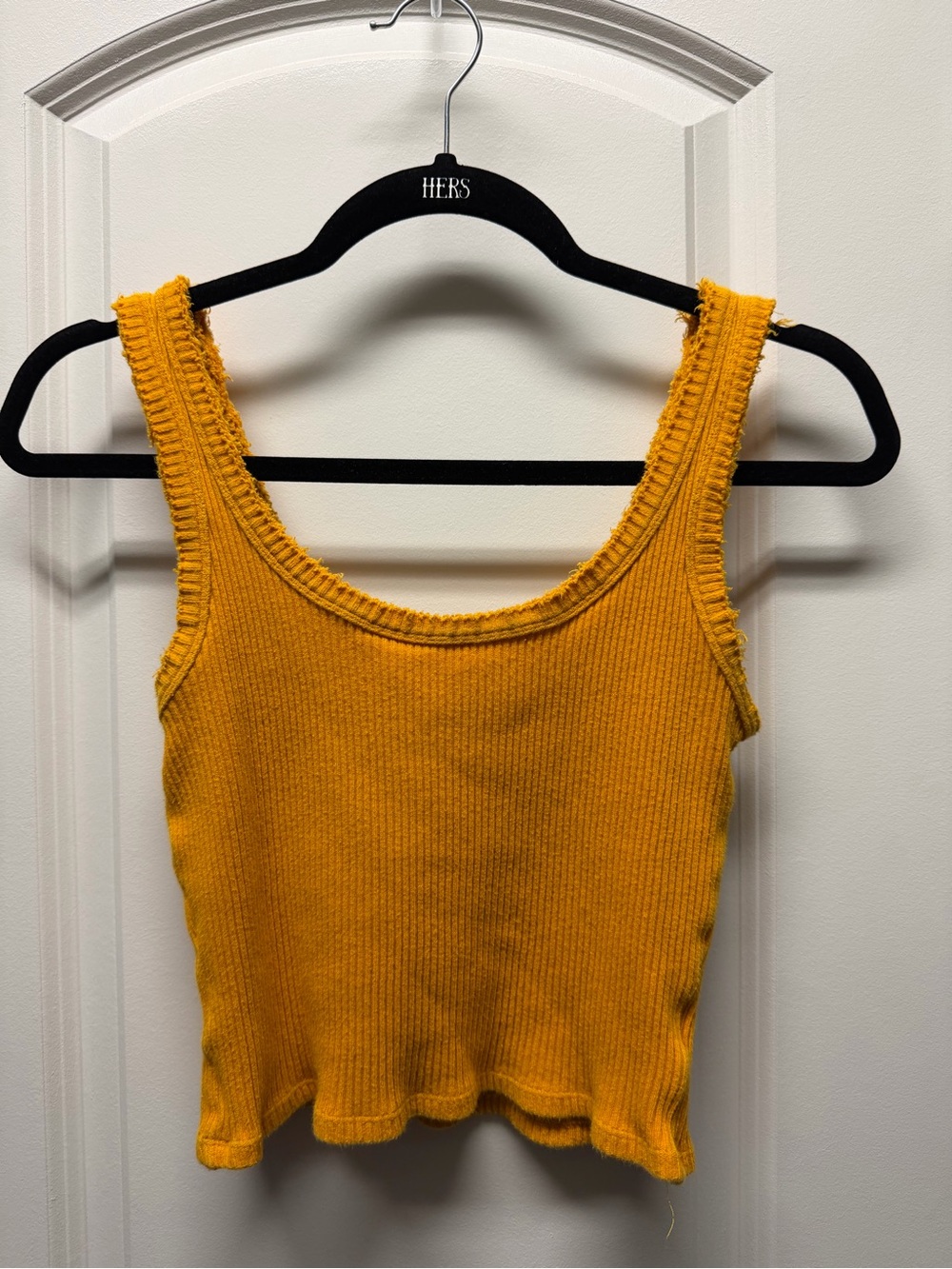 Urban Outfitters Mustard Ribbed Tank Top